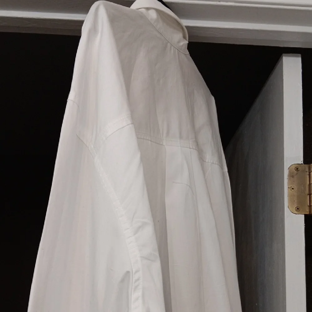 Zara White Oversized Button Down Shirt -NWT - Picture 4 of 6